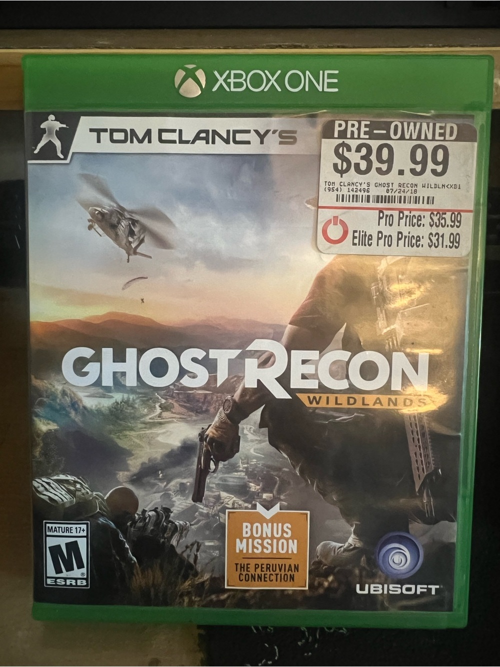 Tom Clancy's Ghost Recon Wildlands (Xbox One) - Green Case